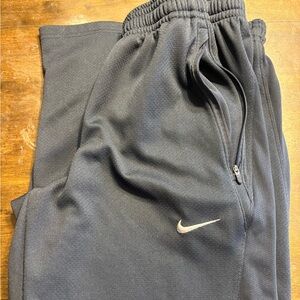 Nike navy Sweatpants with White Logo